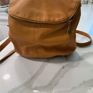 HOBO Tan Leather Backpack